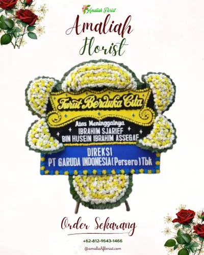 Papan Bunga Duka di Purwoharjo