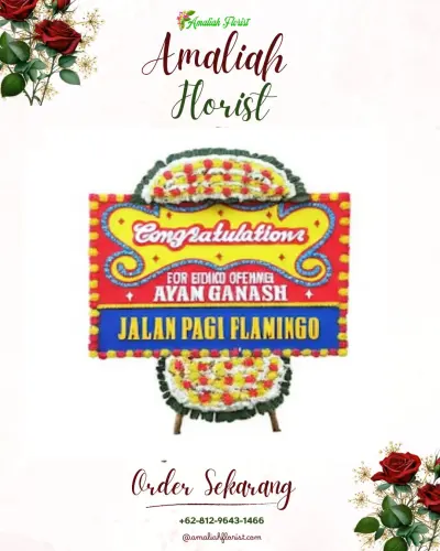 Bunga Papan Congratulation di Purwoharjo